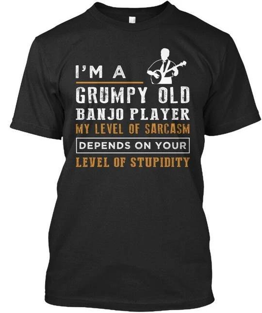 

Im A Grumpy Old Banjo Player Premium TTshirt Made in the USA Size S to 5XL 3XL