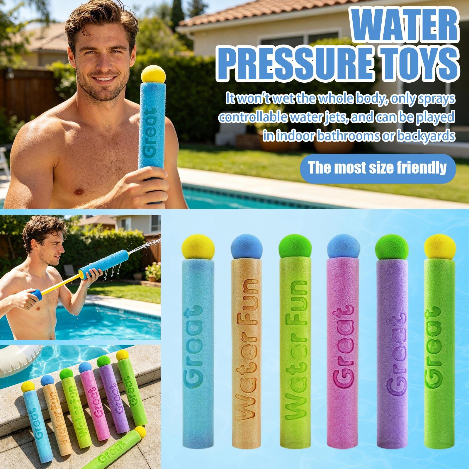 

Foam Water Blaster Pool Toy for Outdoor Summer Beach Party Games with Soft Foam Body and Easy Grip Handle Suitable for Kids and Adults One Size