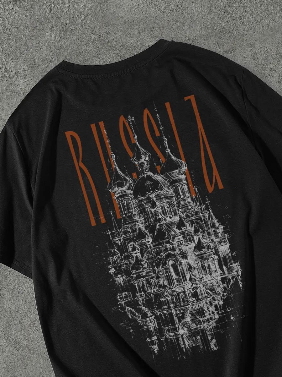 Black t-shirt with tall transport, cotton, humorous, unisex S