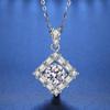 Tancise S925 Sterling Silver Moissanite Luxusný osobný náhrdelník s príveskom Dámsky klasický náhrdelník s prílivom na párty darček na párty