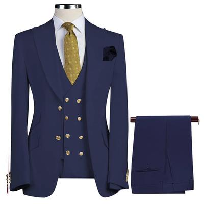 Erkek Avrupa ve Amerikan Slim-Fit Kruvaze Takımlar: Profesyonel ve Düğün Üçlü Setler