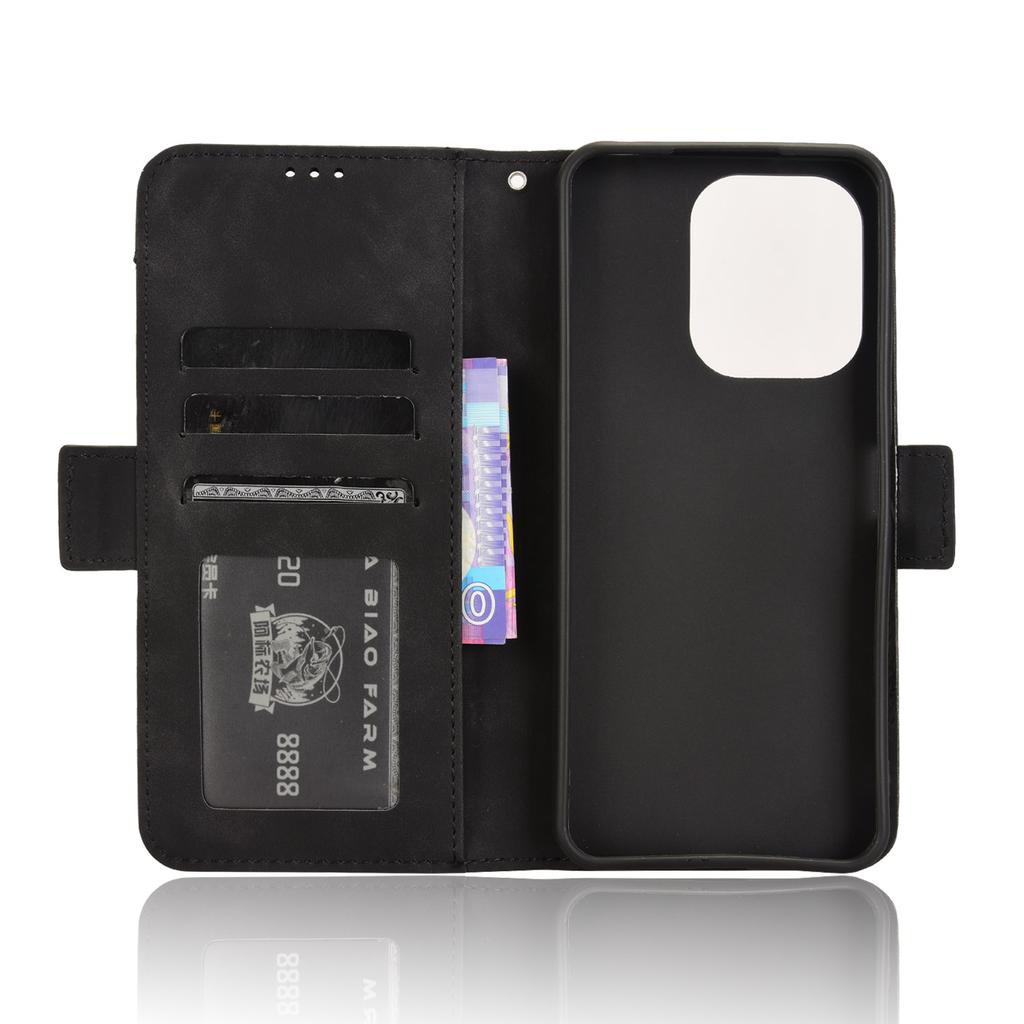 For Xiaomi Redmi 13 5G/13 4G/Note 13R 5G/Poco M6 4G Leather Phone Case with Multiple Card Slots