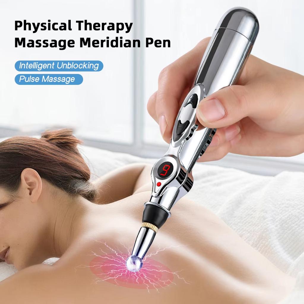 3-teiliges Heim-Massagegerät-Set EMS Fußtherapie-Massagegerät Multifunktions-Elektronischer Massage-Stift zur Linderung von Schulter-, Nacken-, Taillen- und Rückenschmerzen