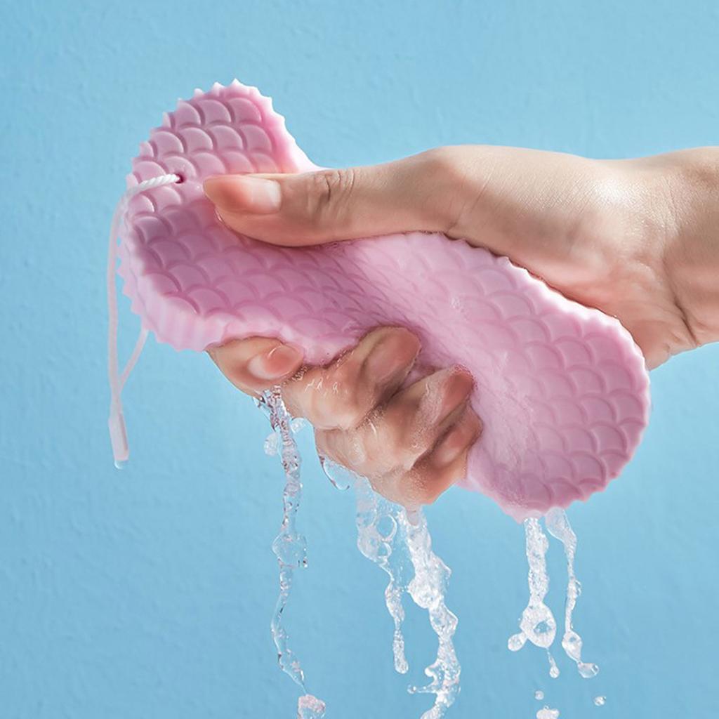 Esponja Exfoliante Weicher Schwamm, Körperwäscher, Bad, Peeling-Schwamm, Duschbürste, Körperhautreiniger, Entferner abgestorbener Haut