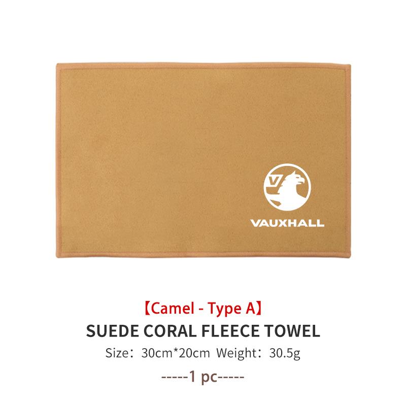 Car Cleaning Cloth Towel Deer Skin Velvet Washing Tool Accessories For Vauxhall Corsa VXR Crossland Combo Life Astra Mokka