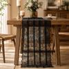 Lace Fabric Lace Table Runner Floral Pattern Table Cover  Dressing Table Shoe Cabinet