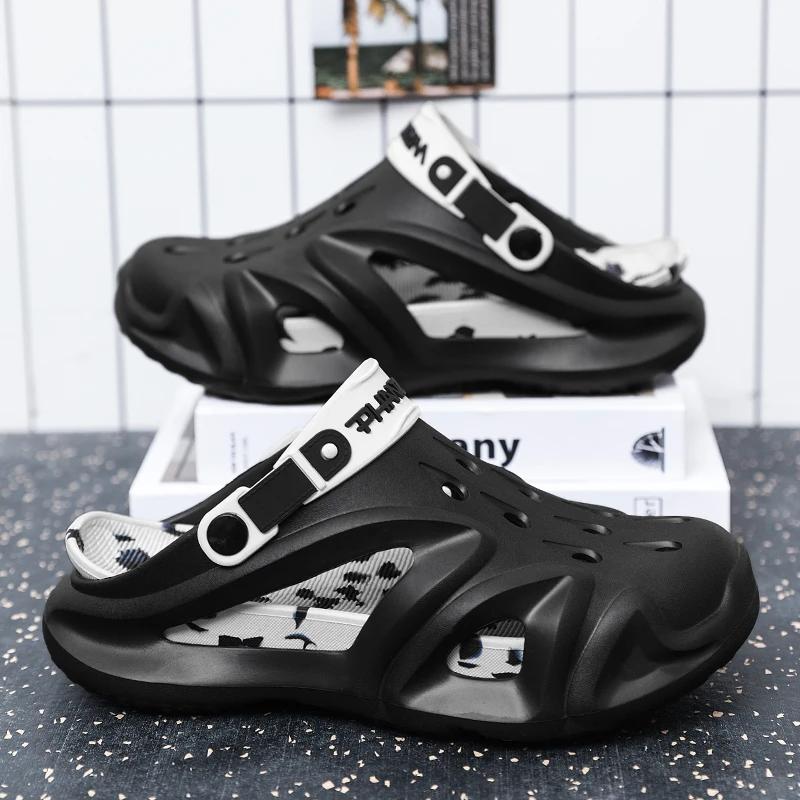 Nové letní pánské sandály Eva Lightweight Beach Outdoor Design Mans Pantofle Koupelnové Protiskluzové boty pro muže Žhavý oblíbený model