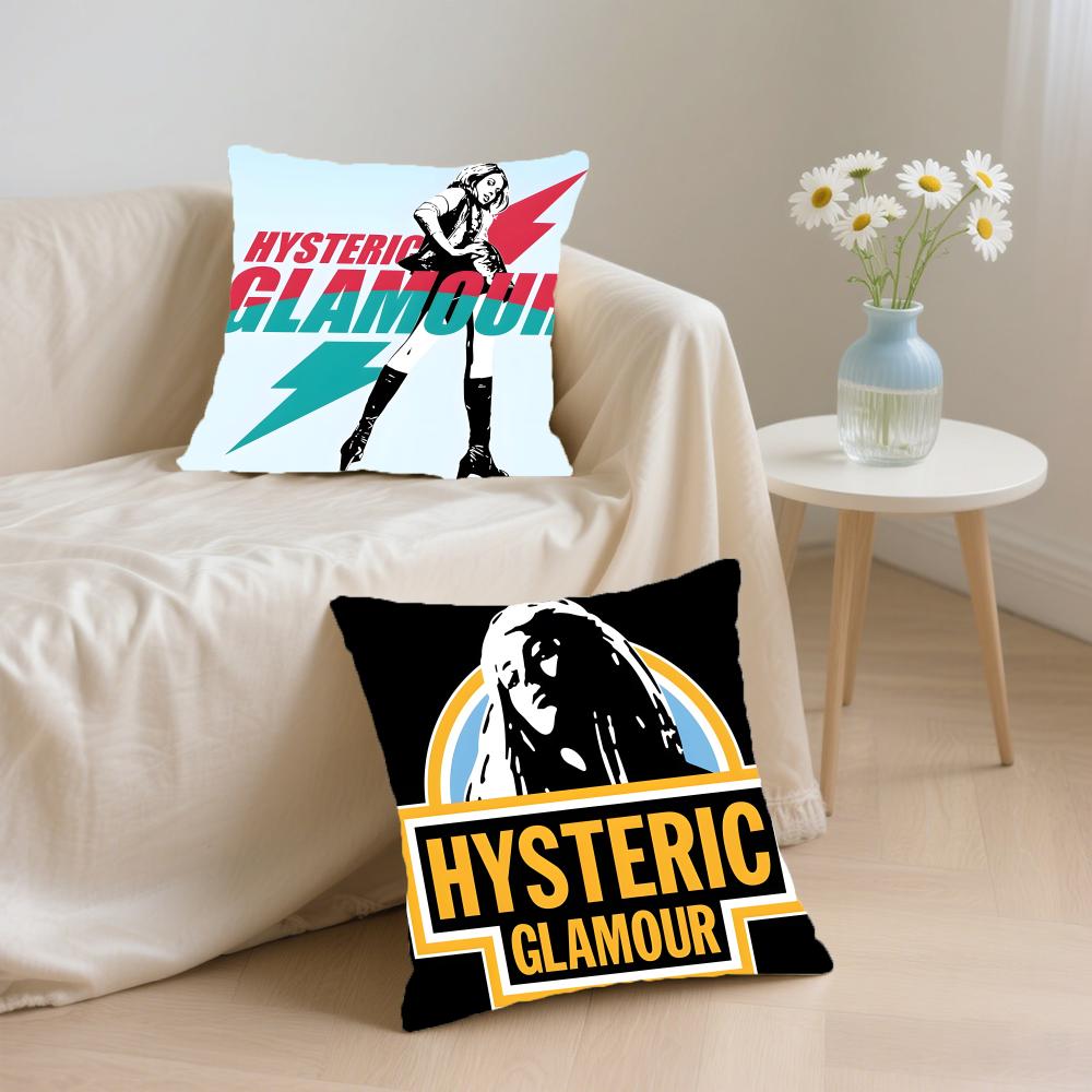 Brand H-Hysteric G-Glamour Cushion Cover Comfortable Reversible Pillow Cover Ideal for Car Sofa Bedroom & Beyond