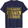 Straight Outta Judah Hebrew Israelite Clothing Jewish Israel T-Shirt