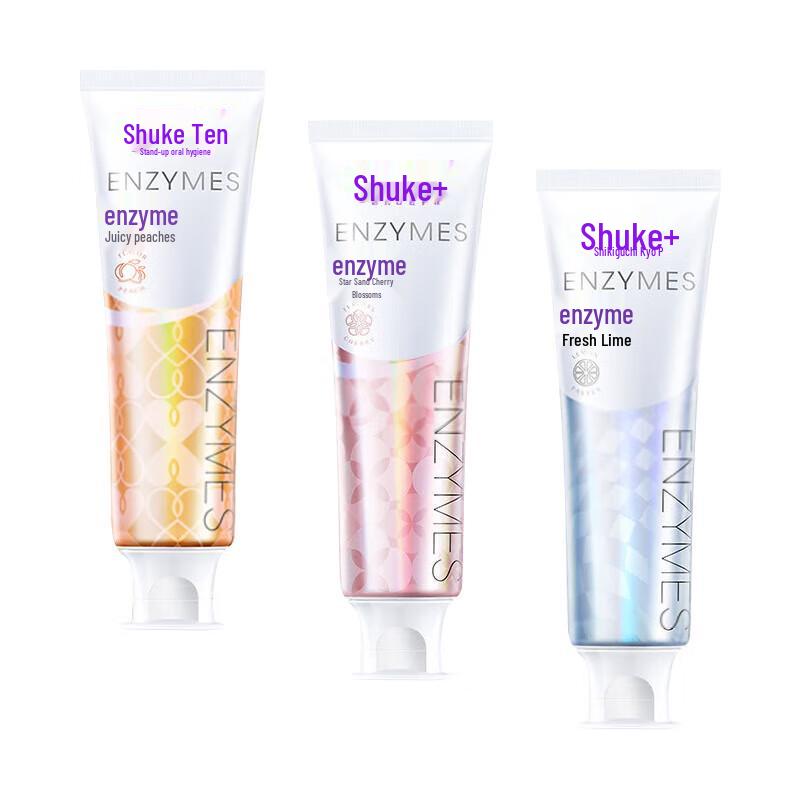 Shuke Whitening Enzyme Toothpaste Multi-Flavor 3-Pack