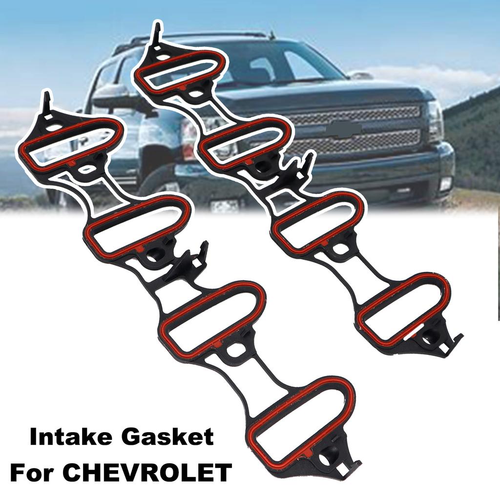 2PCS Engine Intake Manifold Gasket Replacement Parts For Cadillac Chevrolet Silverado GMC Hummer Tahoe 4.8L 5.3L 6.0L 89060413