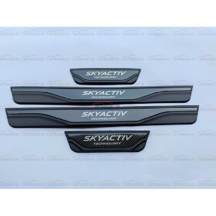 Для Mazda 3 CX5 CX30 Автоаксессуары Накладка на порог Защитная накладка на порог Отделка