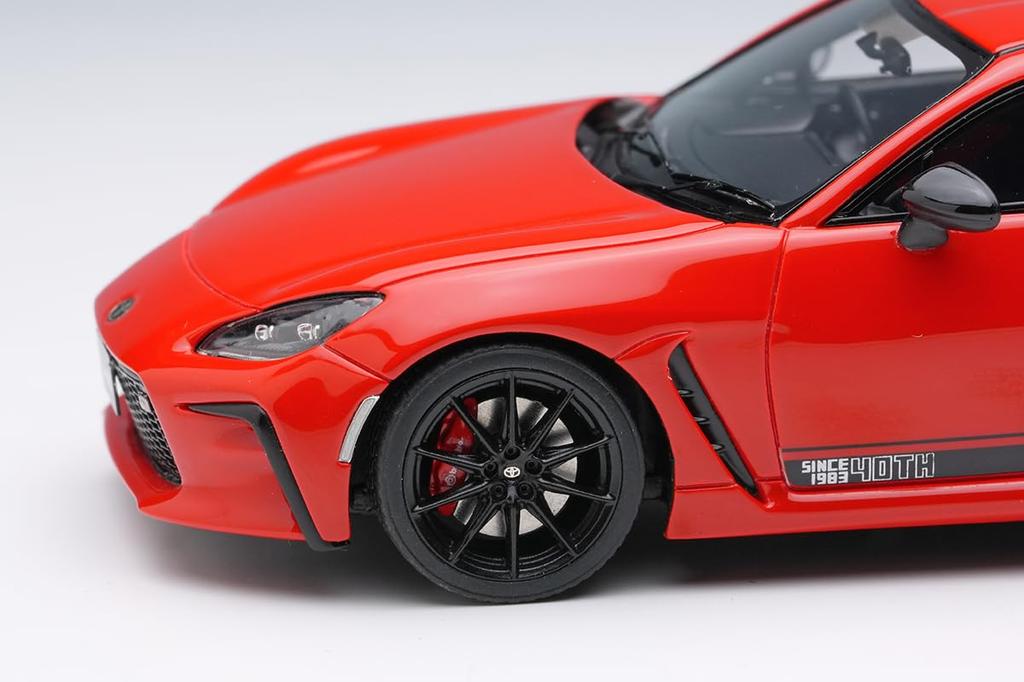 Makeup EIDOLON Toyota GR86 40. výročí Limited 2023 Spark Red Hotový produkt 1/43