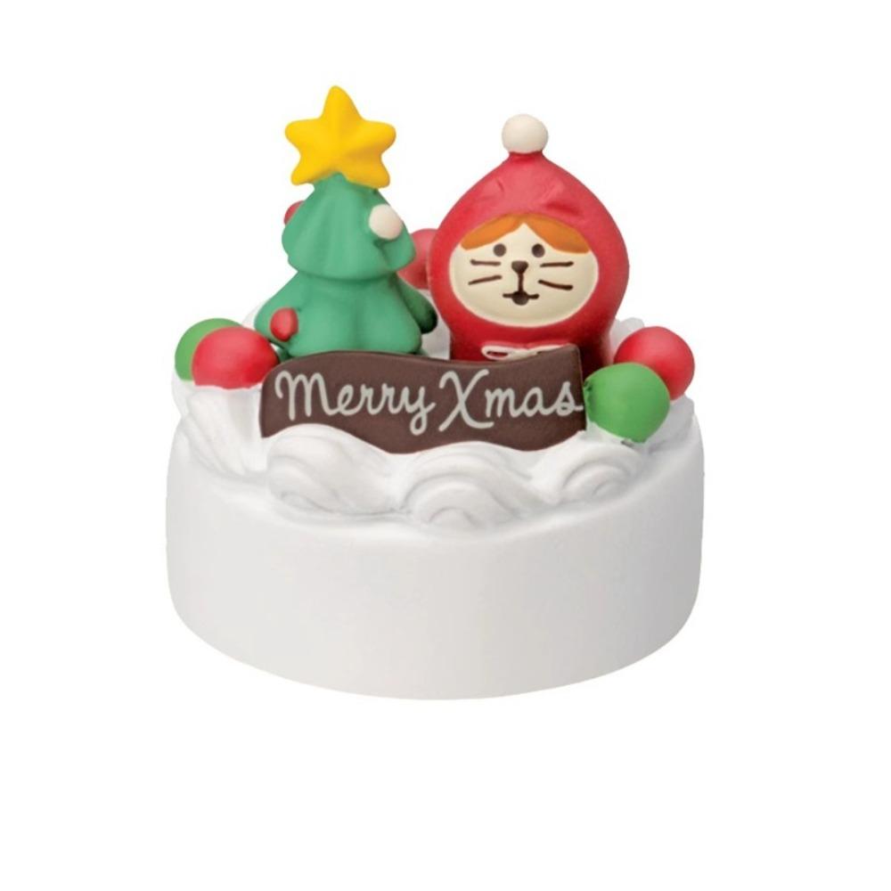 Mushroom Christmas Ornaments Miniature Resin Santa Claus Decoration  Cake Decoration