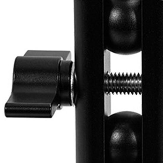 Camera Mount Clamp 360-degree Swivel 17mm Ball Head Magic Arm with Clamp Camera Adapter Clip with 1/4" Thread for GoPro Camera