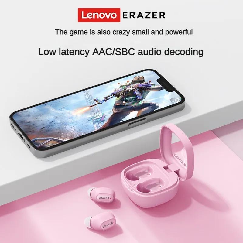 Lenovo ERAZER XT62Pro bluetooth headset 5.3 trådløse hodetelefoner lav latens mini high fidelity sportsheadset med mikrofon