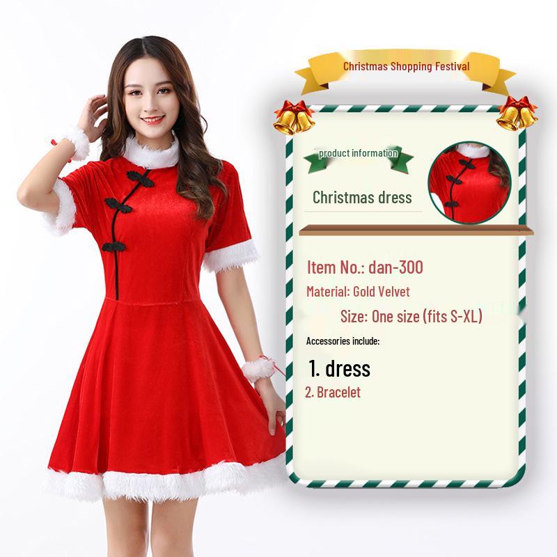 2023 Weihnachtsmann Weihnachtskostüm und Cosplay-Outfit-Set
