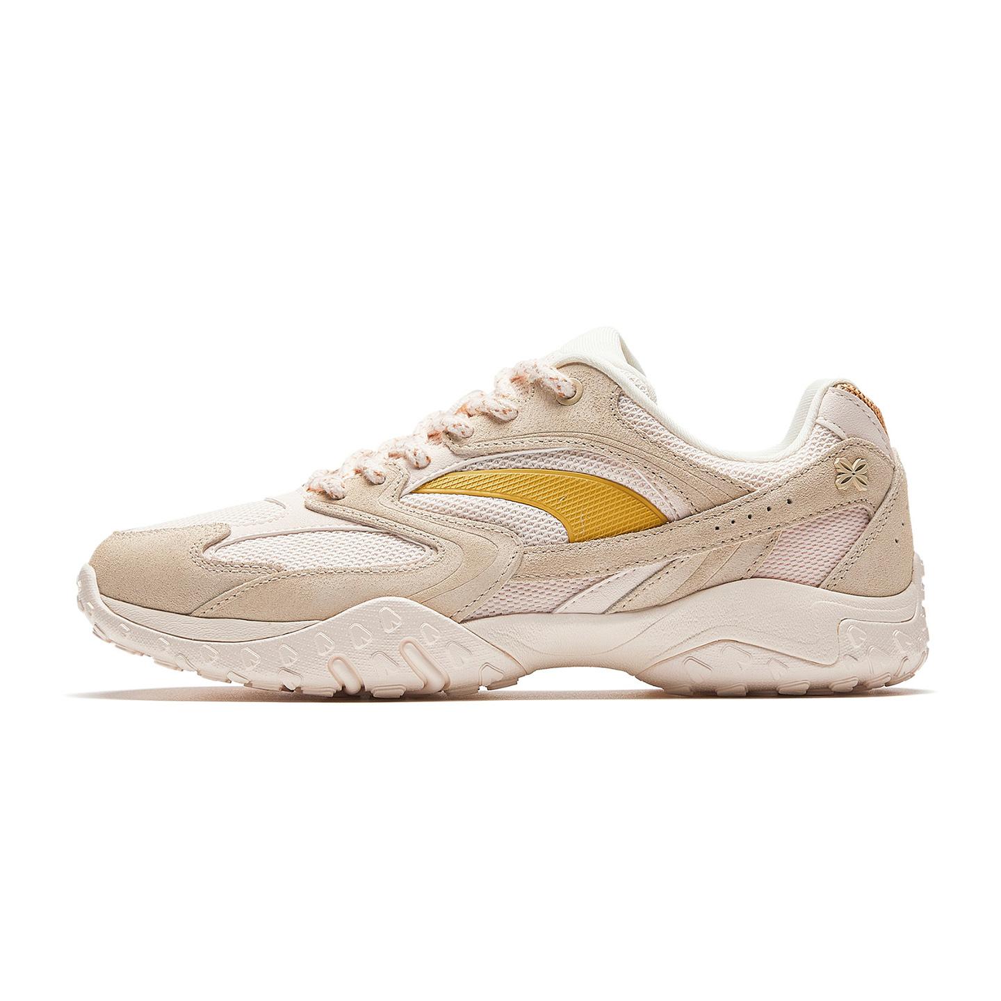 

Anta Lingyu Ретро Тонкая Подошва Модные Спортивные Износостойкие Легкие Низкие Кеды Детская Повседневная Обувь Белый Коричневый 922618883-5 40