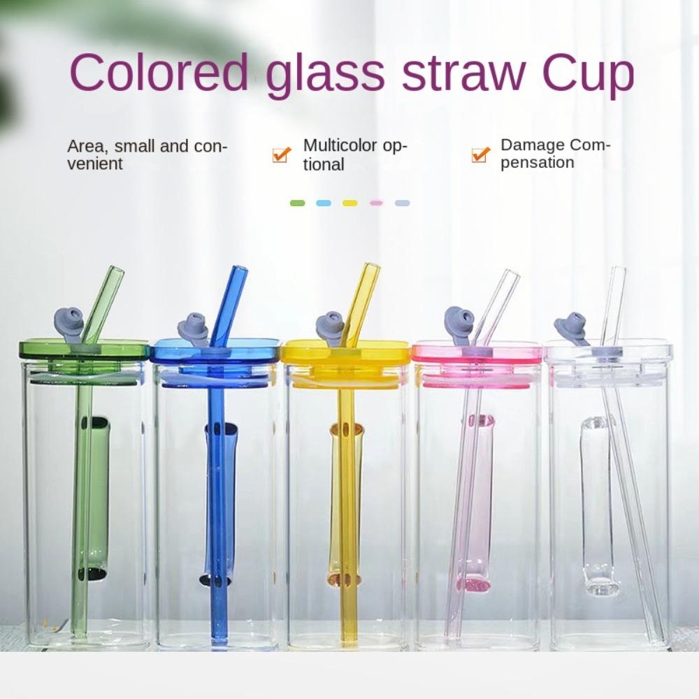 Con coperchio, tazza in vetro trasparente, resistente al calore, tazza da caffè, per casa e bar