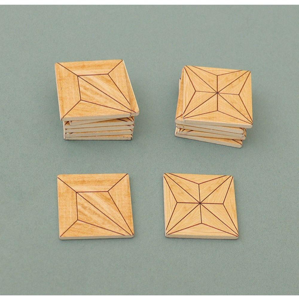 10 Stück Mini Holzboden Holz Puppenhaus Bodenfliesen Passen 1:12 Puppenhaus