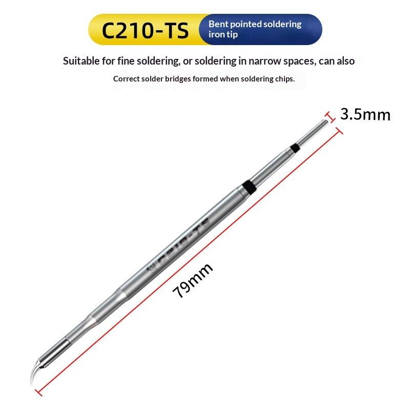C210 Sereis Soldering Iron Tips C210-Ts/Ti/Sk Replace Tip Universal Compatible T210 Soldering Station Welding Tools