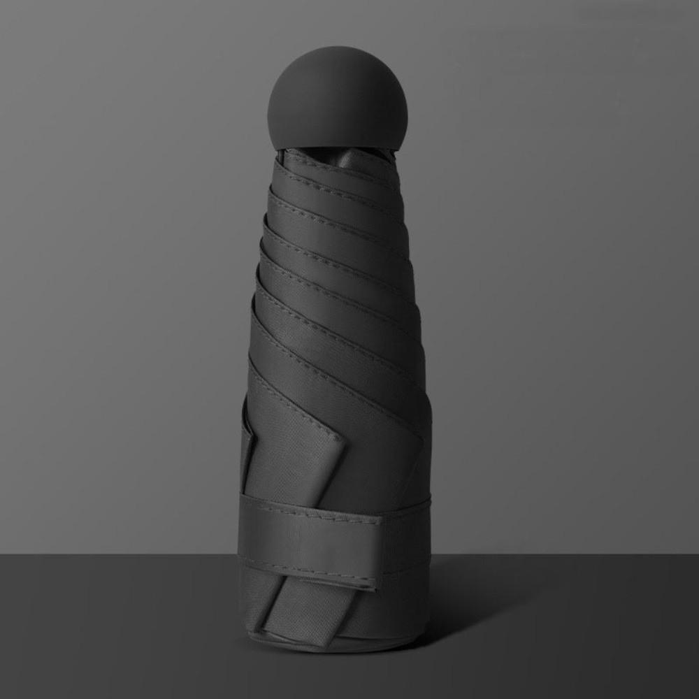 UV Protection Mini Sun Umbrella Ultra Lightweight Sunshade Umbrella  Sunny Days чёрный