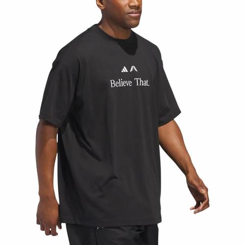 adidas ANTHONY EDWARDS Serie BASKETBALL BELIEVE THAT T-shirt Unisex Nero