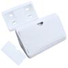 Furniture Angle Bracket 43x20x20 Komandorek Bracket with Flap WHITE (02) 100pcs