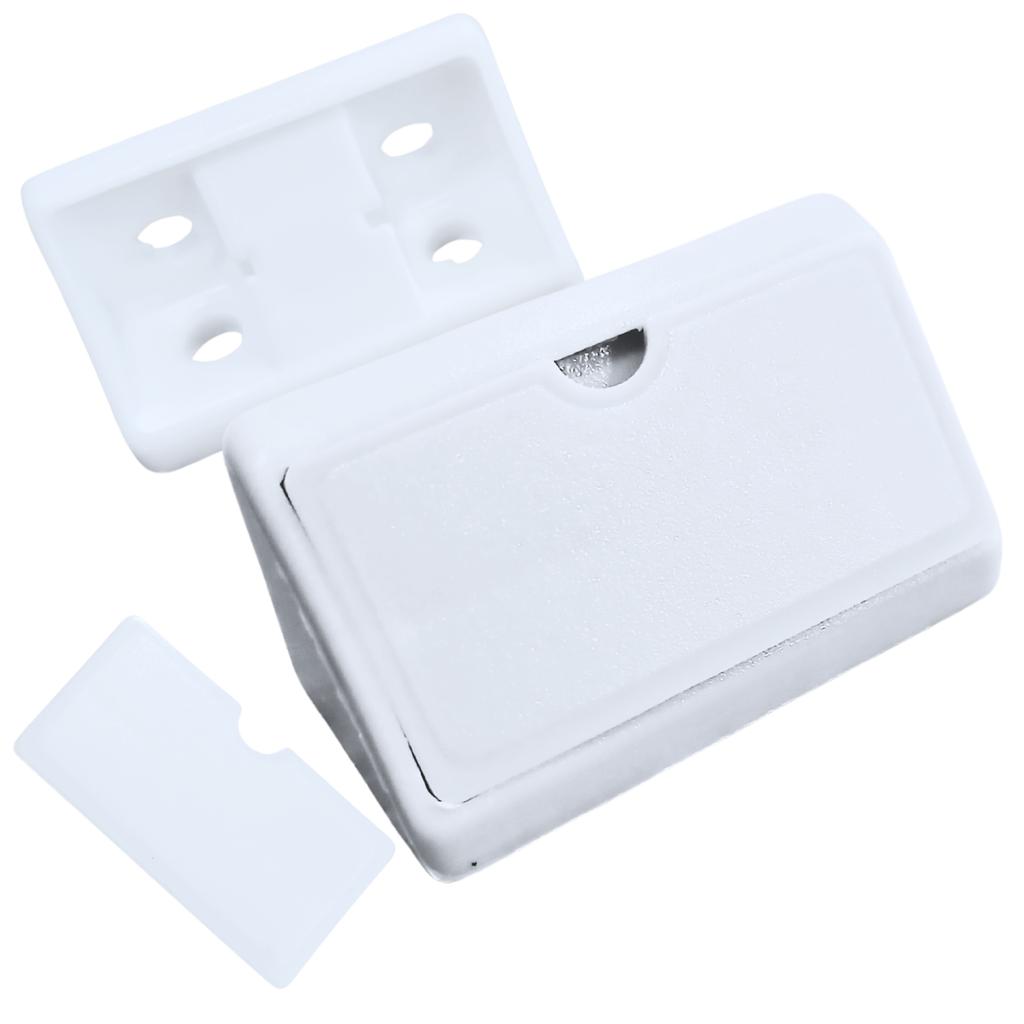 Furniture Angle Bracket 43x20x20 Komandorek Bracket with Flap WHITE (02) 100pcs