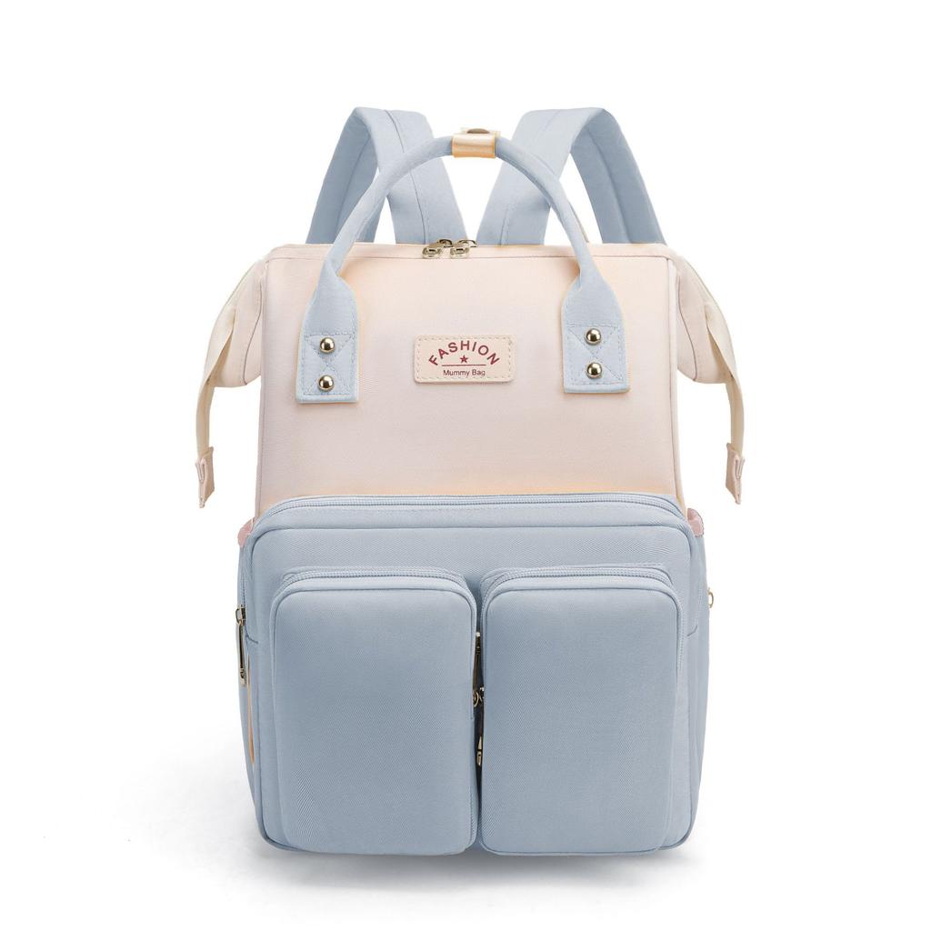 Casual Cute Mommy Storage Portable Shoulder Mother And Baby Backpack Belt Going Out Multi-Functional Maternity Bag Stroller