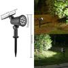Super Bright Waterproof Solar Garden Spotlight: Dual-Purpose Landscape Lawn Light for Outdoor Villas