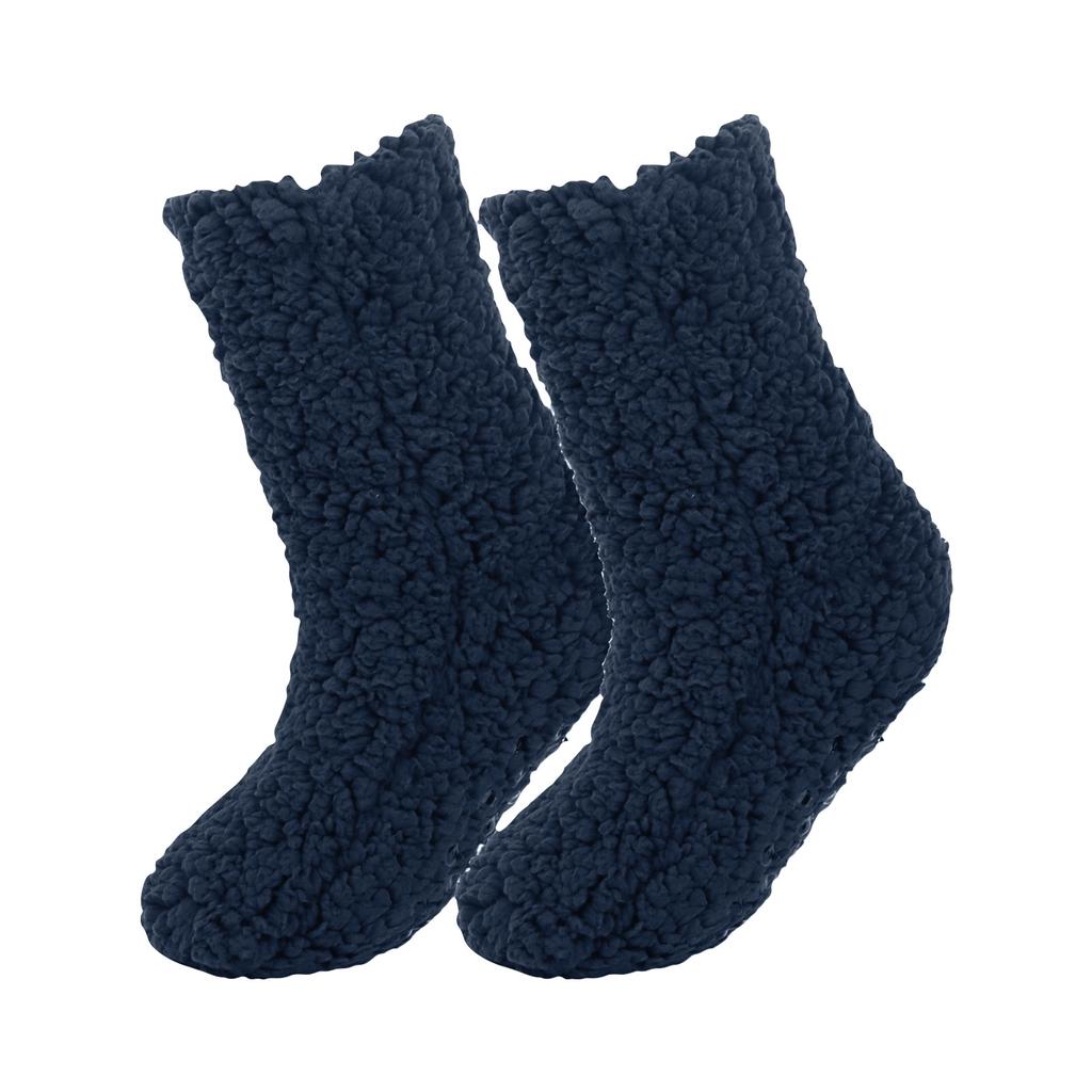 Women's Color Thick Coral Fleece Women's Socks, Half Flannel Home Floor Socks, Warm Color Warm Foot Socks