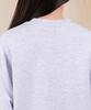 Ellamo French Terry Zipper Pocket Oversized Sweatshirt [Melange]