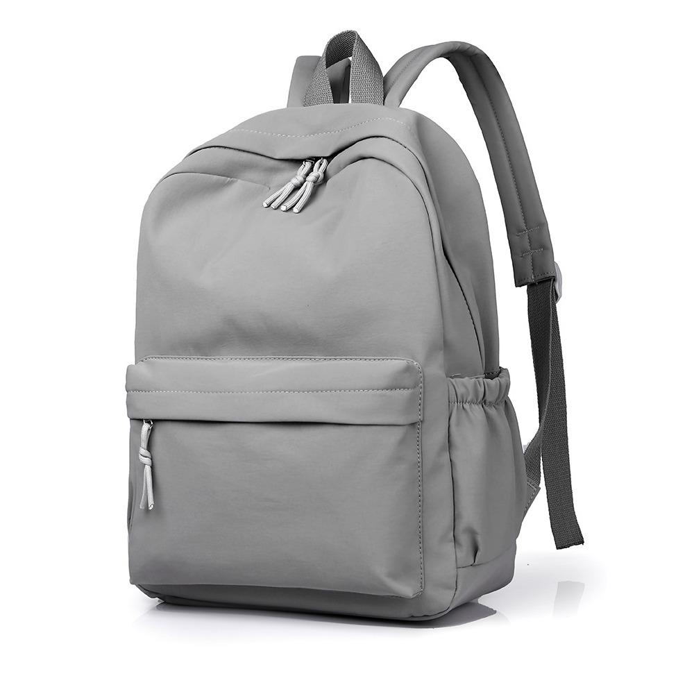 Trend Casual Versatile Backpack Large Capacity Student School Bag Outdoor Travel Backpack Nylon Casual Backpack серый