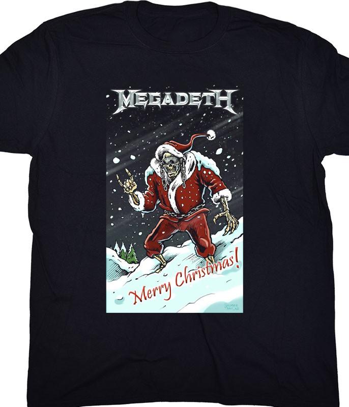 Santa Megadeth Band Shirt Unisex Concert S-5XL AR699 Unisex T-Shirt XXL