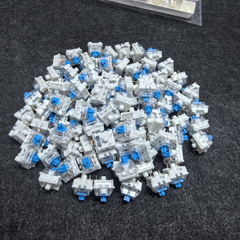 20Pcs Dustproof Mechanical Keyboard Switches Linear Keyboard Clicker  Mechanical Keyboard Blue 20Pcs