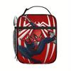 Spider-Man Cartoon Anime Lunch Bento Bag Children'S Fully Printed 3D Digital Insulation Bag Portable Outdoor Picnic Bag