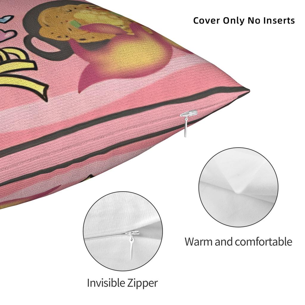 Federa Carbonara Buldak Federa per Cuscino Design Federe Kawaii per Divano Divanetto Letto Soggiorno