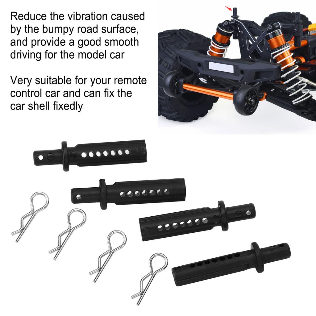 Plastic RC Car Shell Column Steel RC Car Shell R Clips for ZD Racing MX07 1/7 RC Car