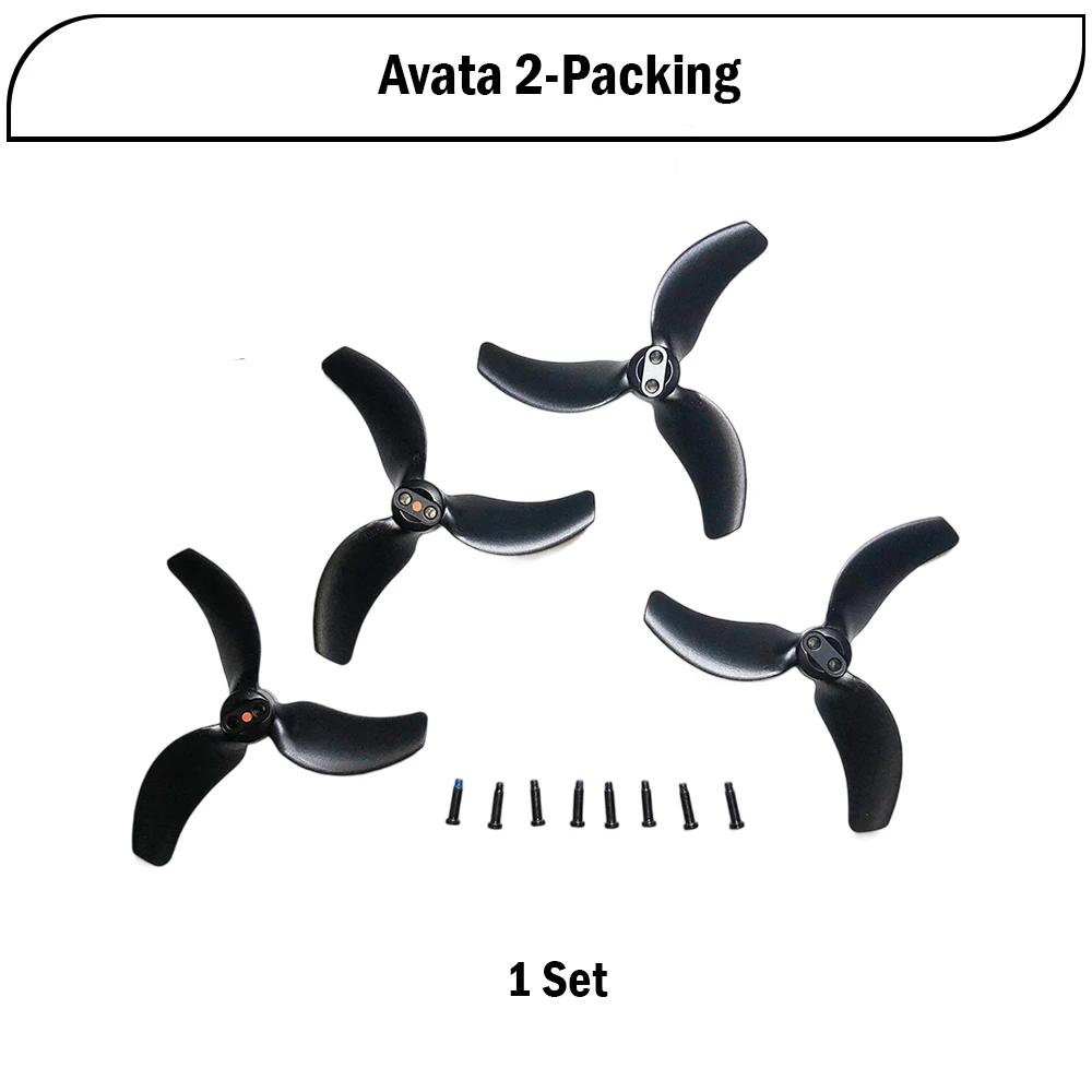 1 Set  Propellers For DJI Avata 2 Low-Noise  Blade With 12 Screws Camera Accessories Light Weight Propeller Spare Parts