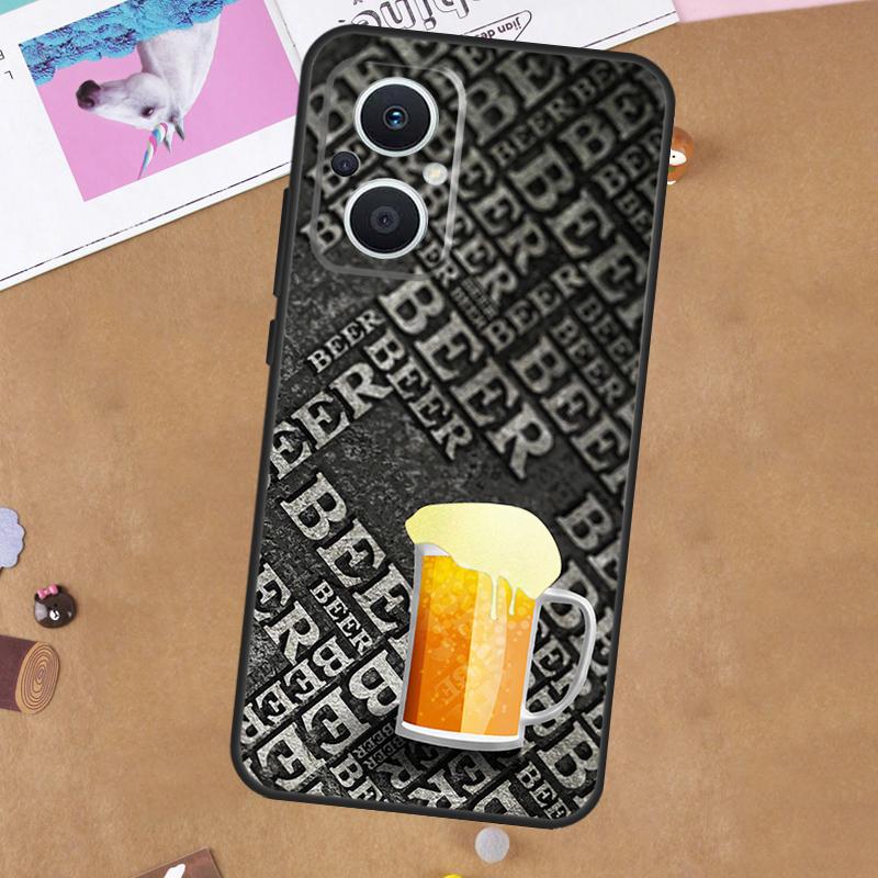 Beer Cup For OPPO Reno 7 8 Lite 10 11 12 13 14 Pro 8T 11F 12F 13F 14F OPPO Find X8 X5 X6 X9 Pro Case