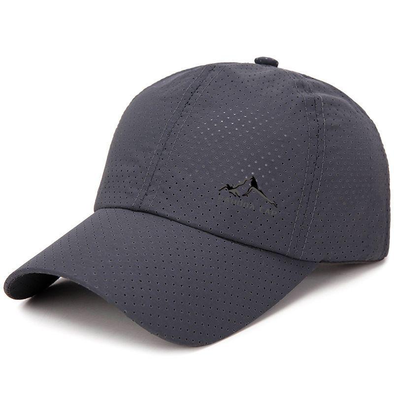 Unisex Quick-Dry Perforated Baseball Cap - Lightweight Spring/Summer Outdoor Sports Hat