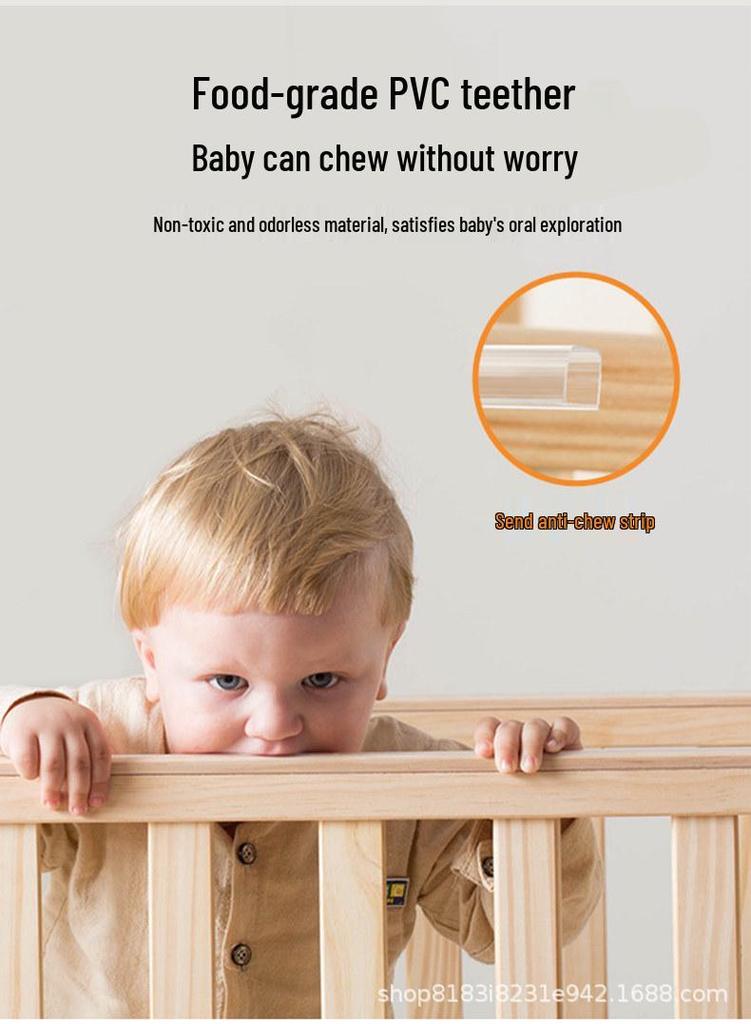 Movable Solid Wood Baby Crib & Rocking Cradle