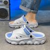 New men's sandals big size thick-soled lightweight slippers men's fashionable casual sports sandals breathable beach shoes men
