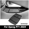 New Car Central Storage Box for Xpeng P7+ 2024 Cup Holder Dashboard Tray Car Door Organizer Tidying Interior Accessories TPE