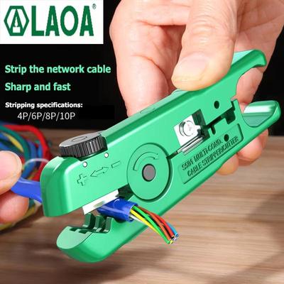 Mini Multifunctional Wire Stripper 3.2-9.5mm Adjustable Network Stripping Wire Cable Cutter Tools