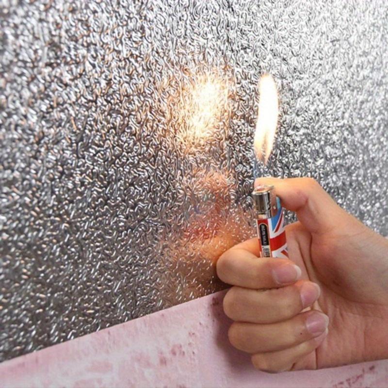 Kitchen Oil-proof Waterproof Stickers Aluminum Foil Kitchen Stove Cabinet Self Adhesive Wall Sticker DIY Wallpaper