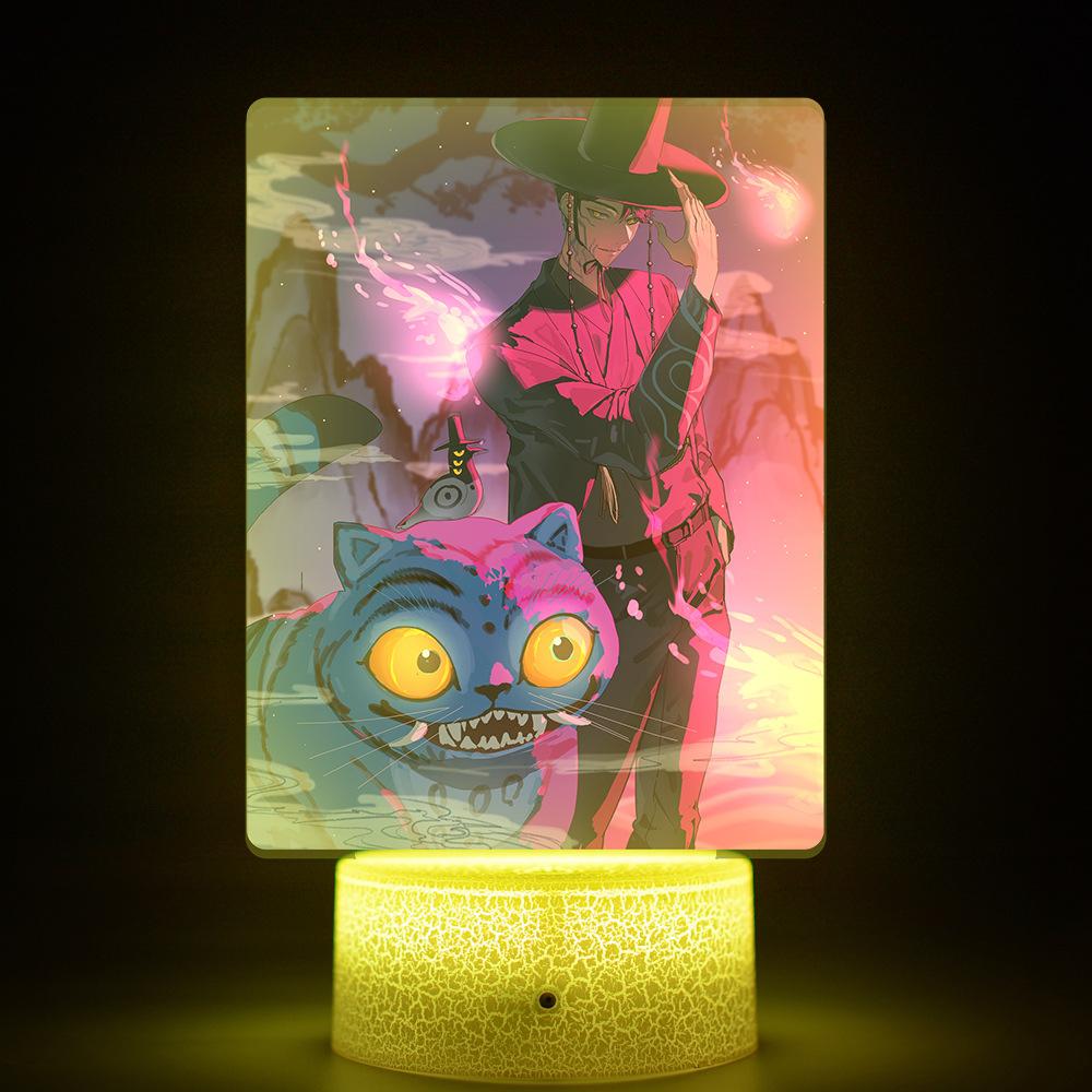 

K-POP Demon Hunters movie peripheral 16-color remote-controlled night light party gift with inner printing Party souvenirs