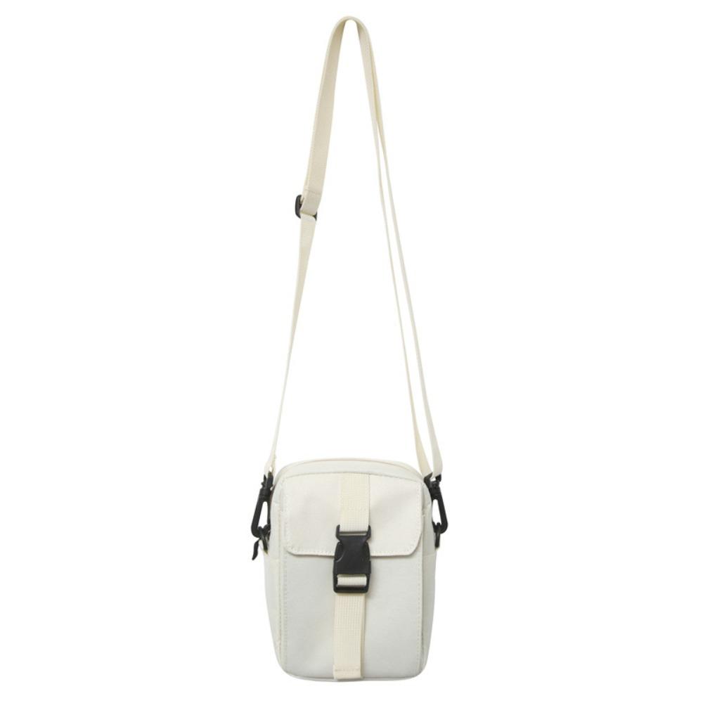 Multi-Layer Canvas Shoulder Bag Large Capacity Retro Square Bag Simple Men Messenger Bag  Outdoor