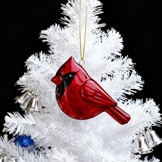 Ozdoba ptáčků z taveného skla Akrylový kolibřík Sova Sojka modrá Ledňáček Sýkorka Vánoční ozdoba na výzdobu vánočního stromku